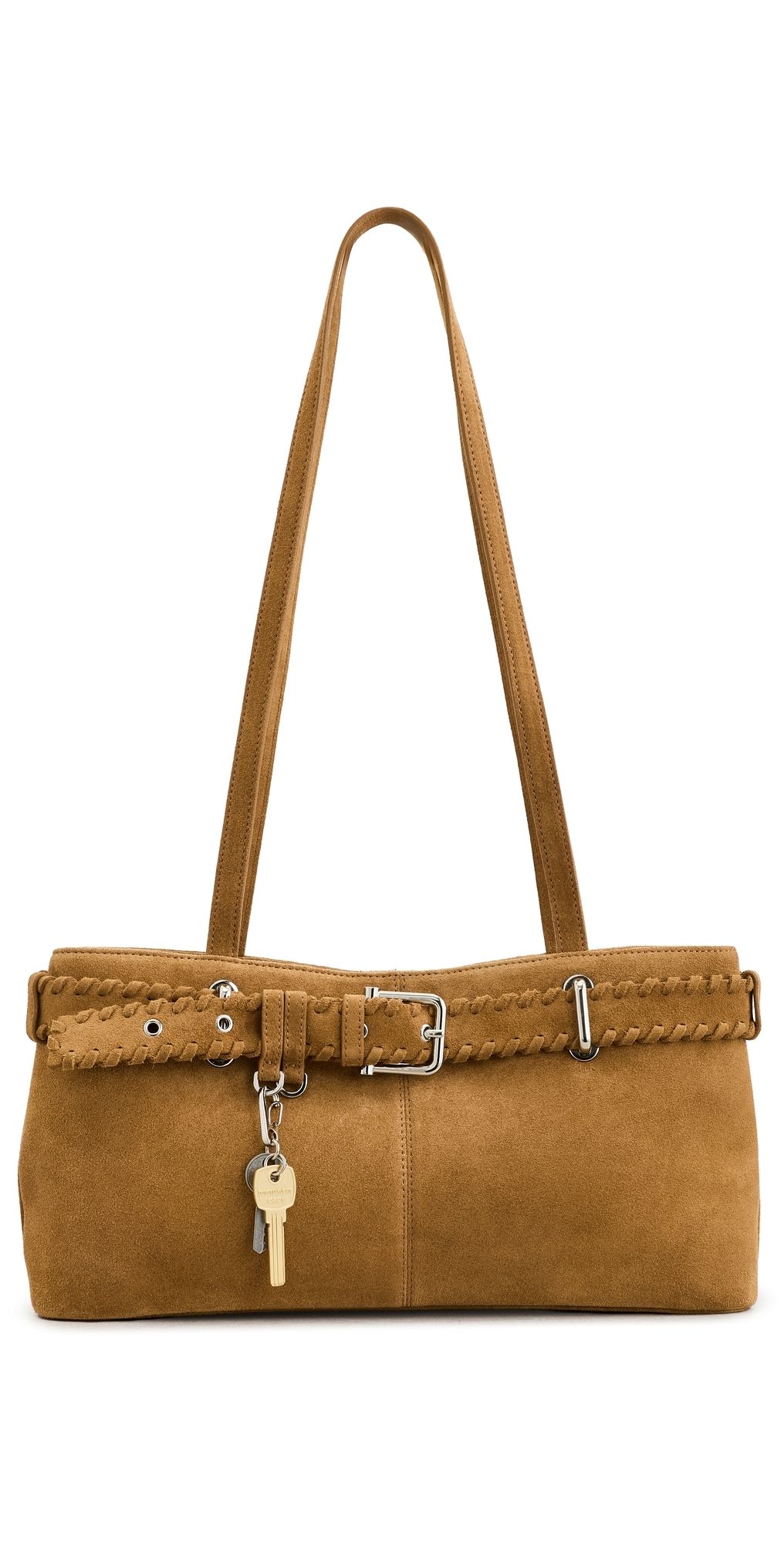 OSOI Shoulder Brocle Bag Toffee Fringe One Size