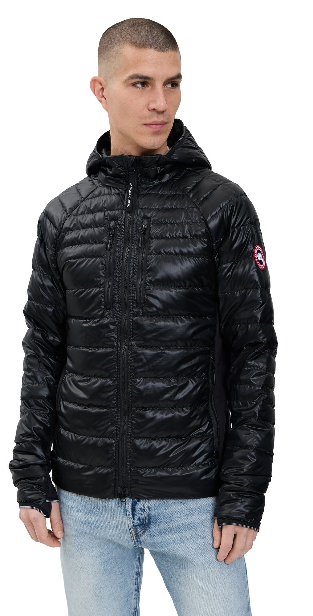 Canada Goose Hybridge Lite Hoodie Jacket Black L