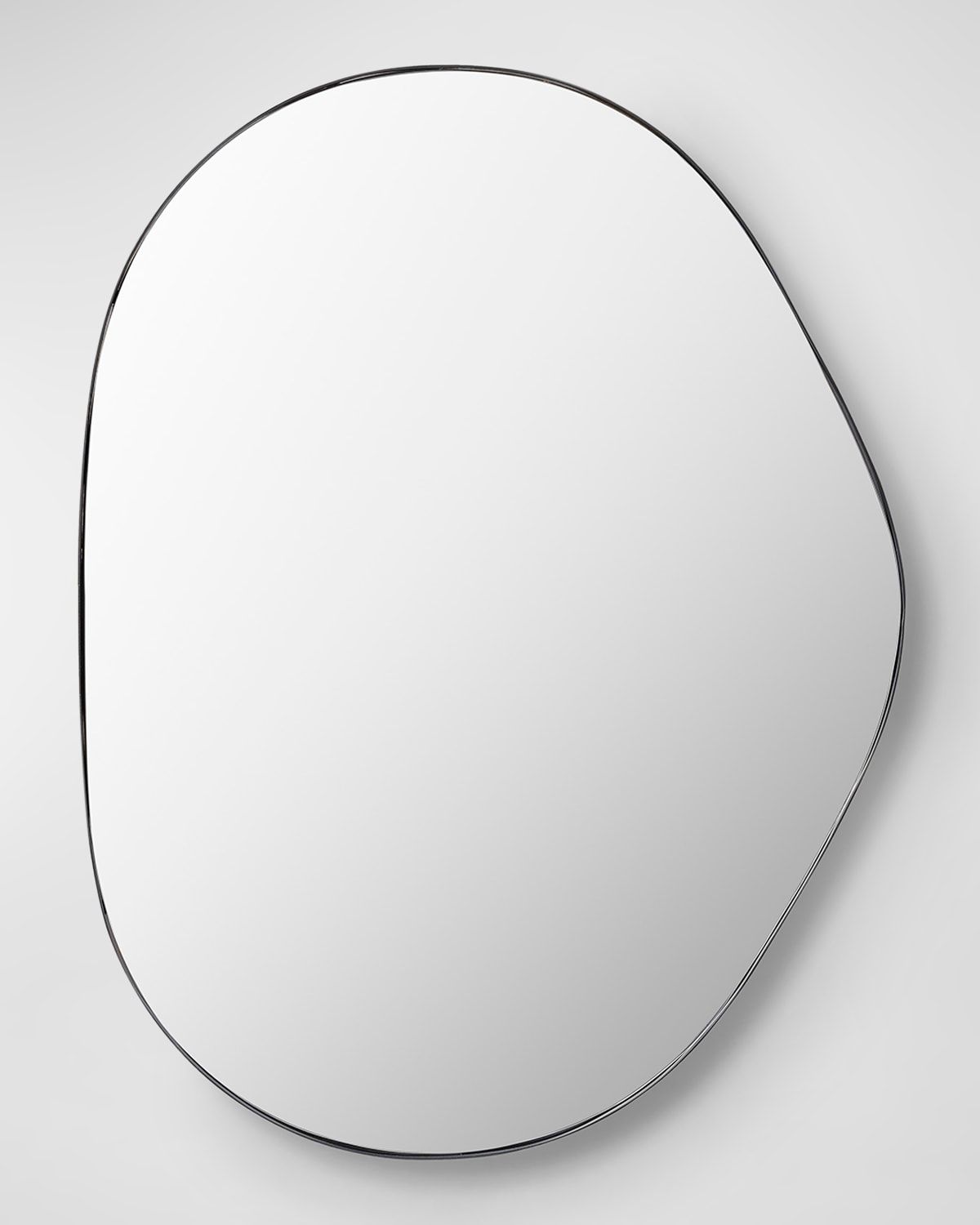 Aamnah 40" Free-Form Wall Mirror, Black