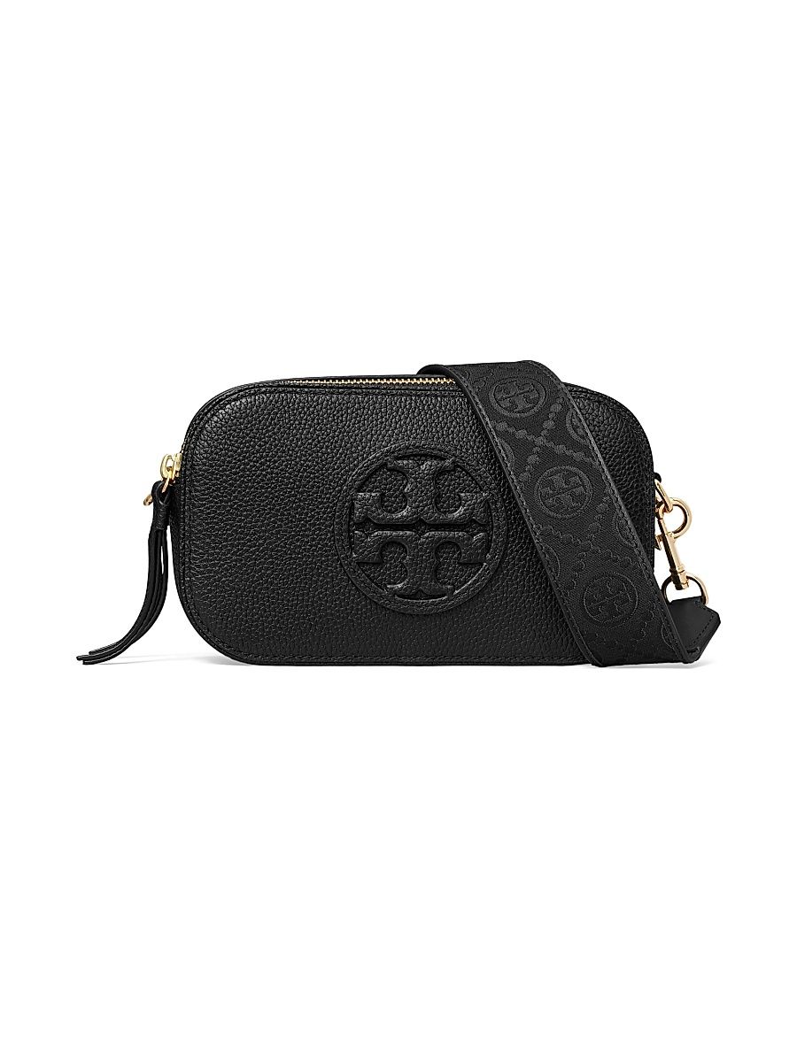 Women's Mini Miller Leather Crossbody Bag - Black