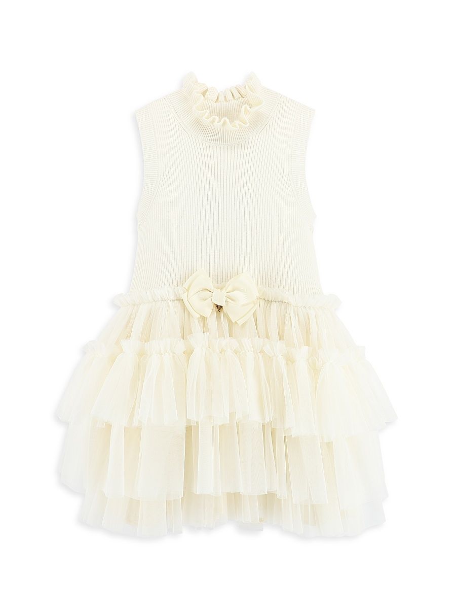 Little Girl's & Girl's Eunice Sleeveless Tutu Dress - Vanilla - Size 6