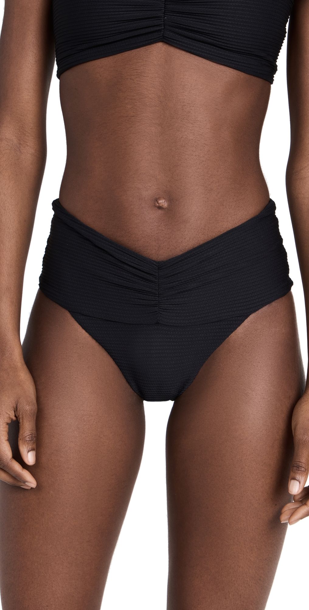 LSPACE Bardot Bikini Bottoms Classic Black L