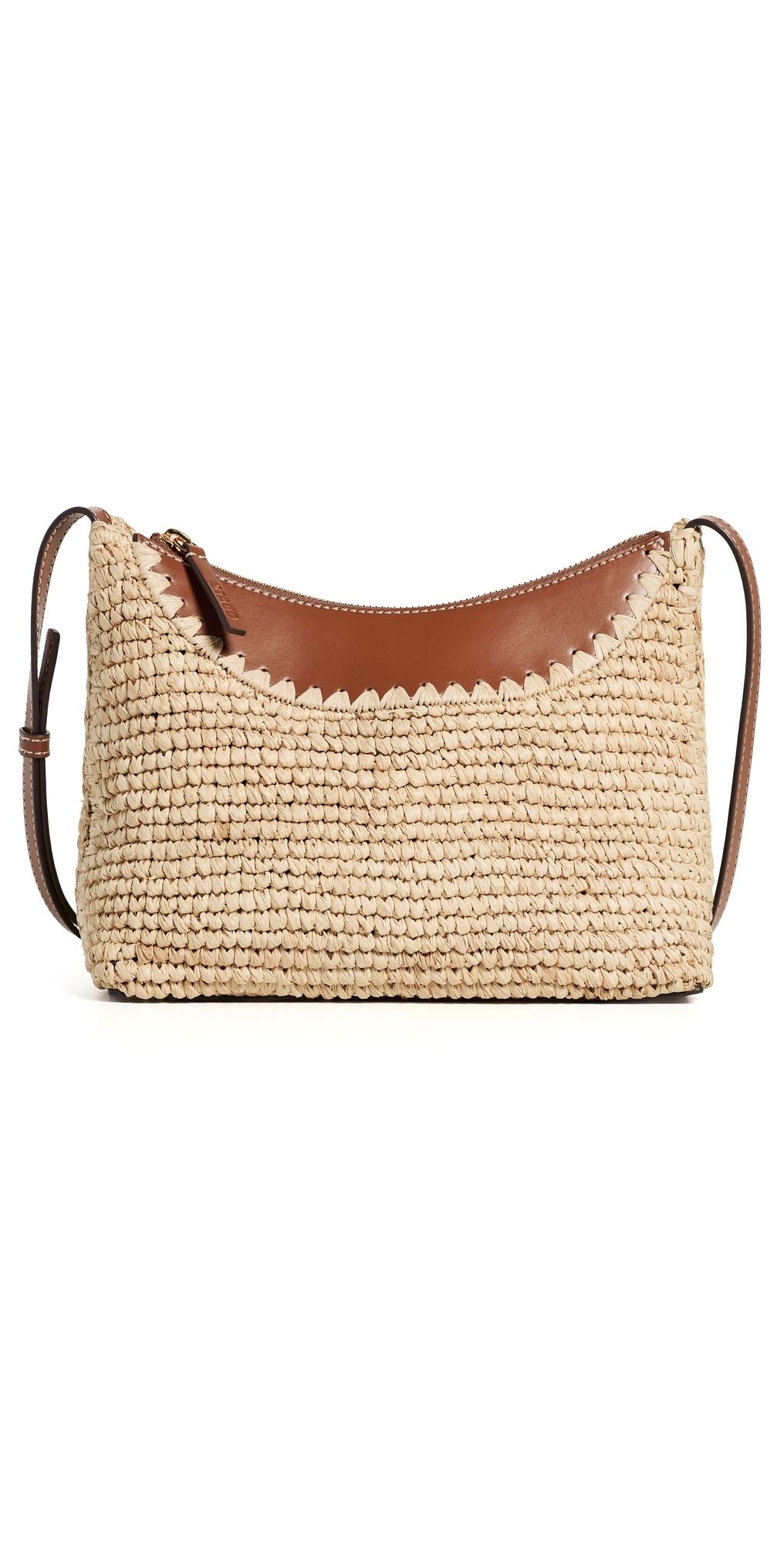 STAUD Rowey Crossbody Bag Natural/Tan One Size