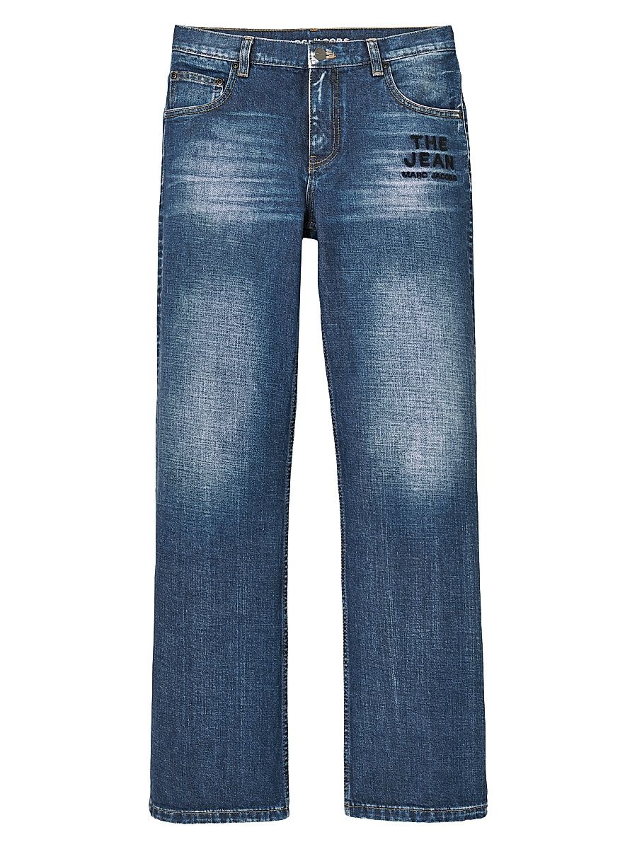 Women's The Jean Mid-Rise Straigh-Leg Jeans - True Indigo - Size 31