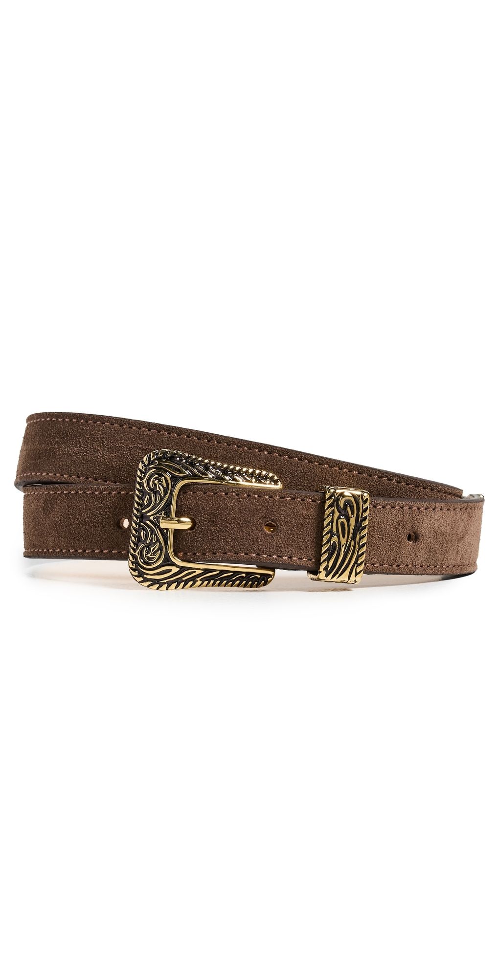 Aureum No.15 Leather Belt Chocolate XS/S