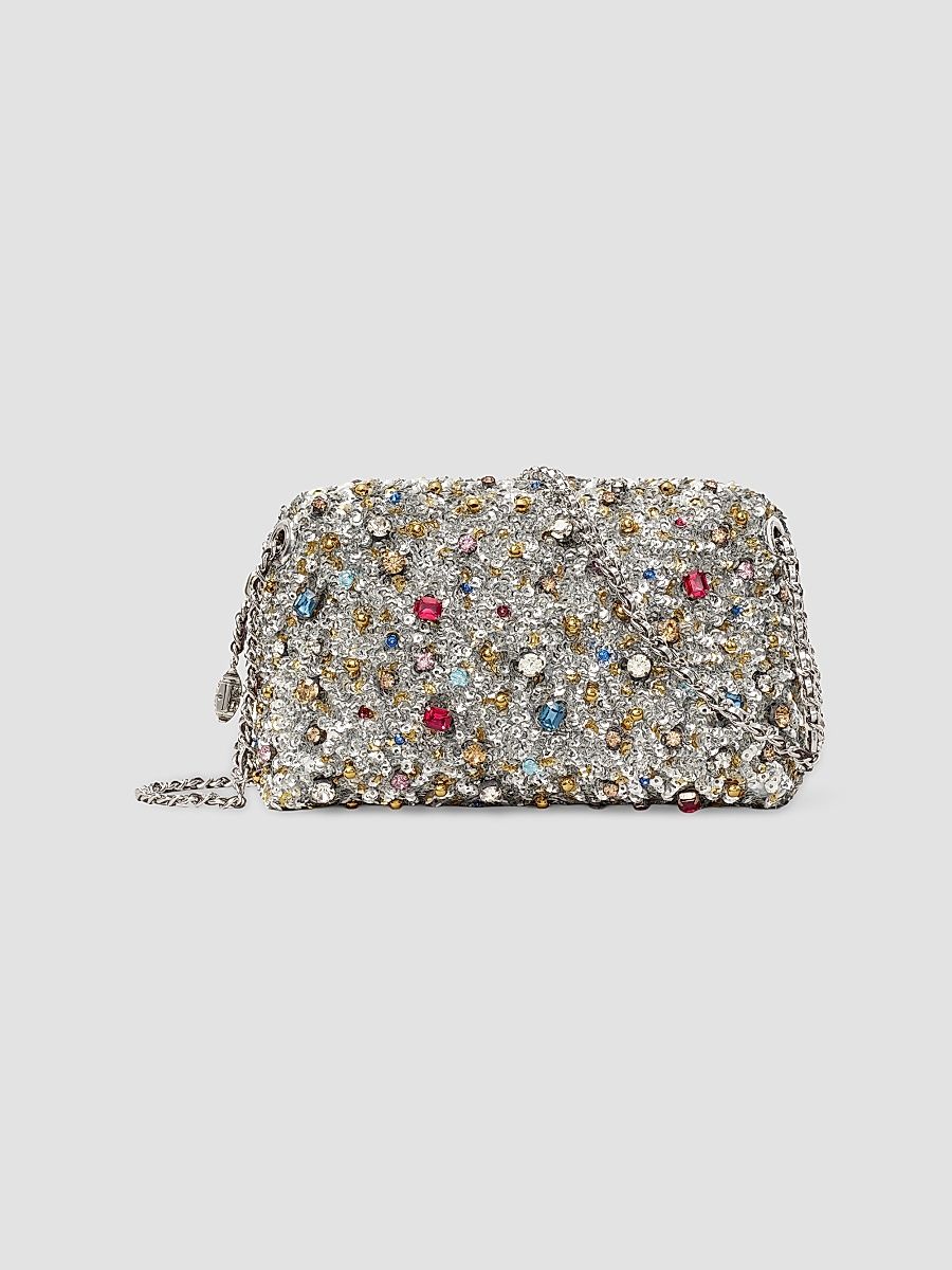 Women's Fleming Embellished Soft Crossbody Bag - Warm Rain