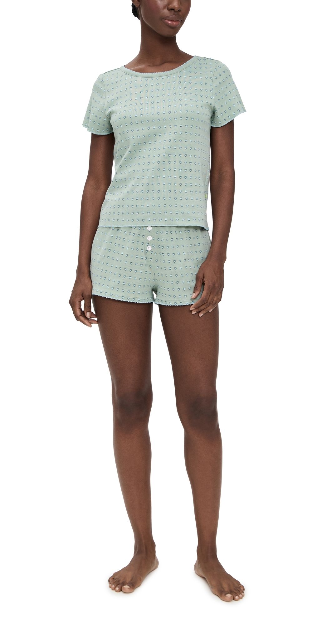 Cozyland by Morgan Lane Suzie Pajama Set Iceberg XXL