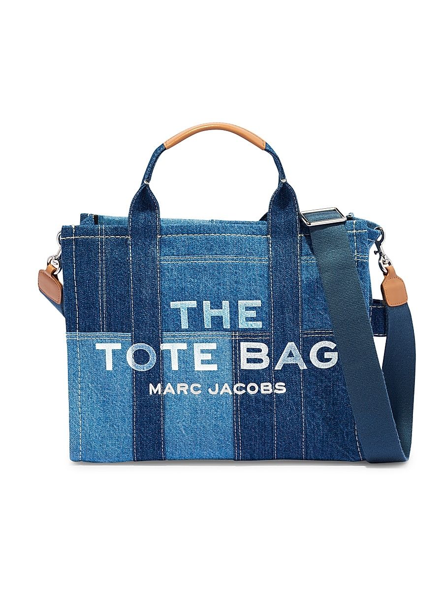 Women's The Denim Small Tote Bag - Blue Denim