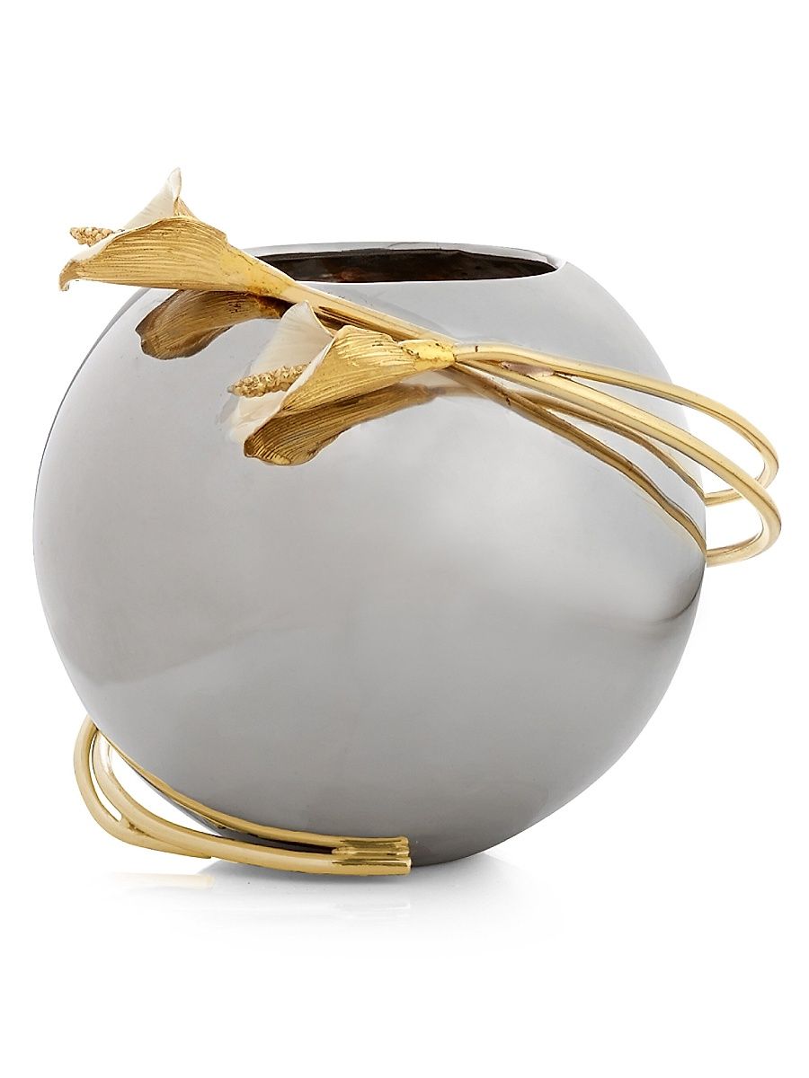 Calla Lily Rose Bowl Vase