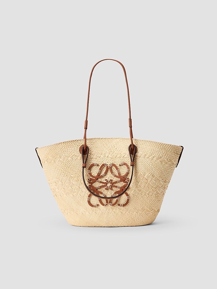 Women's LOEWE x Paula's Ibiza Anagram Basket Bag - Natural Tan