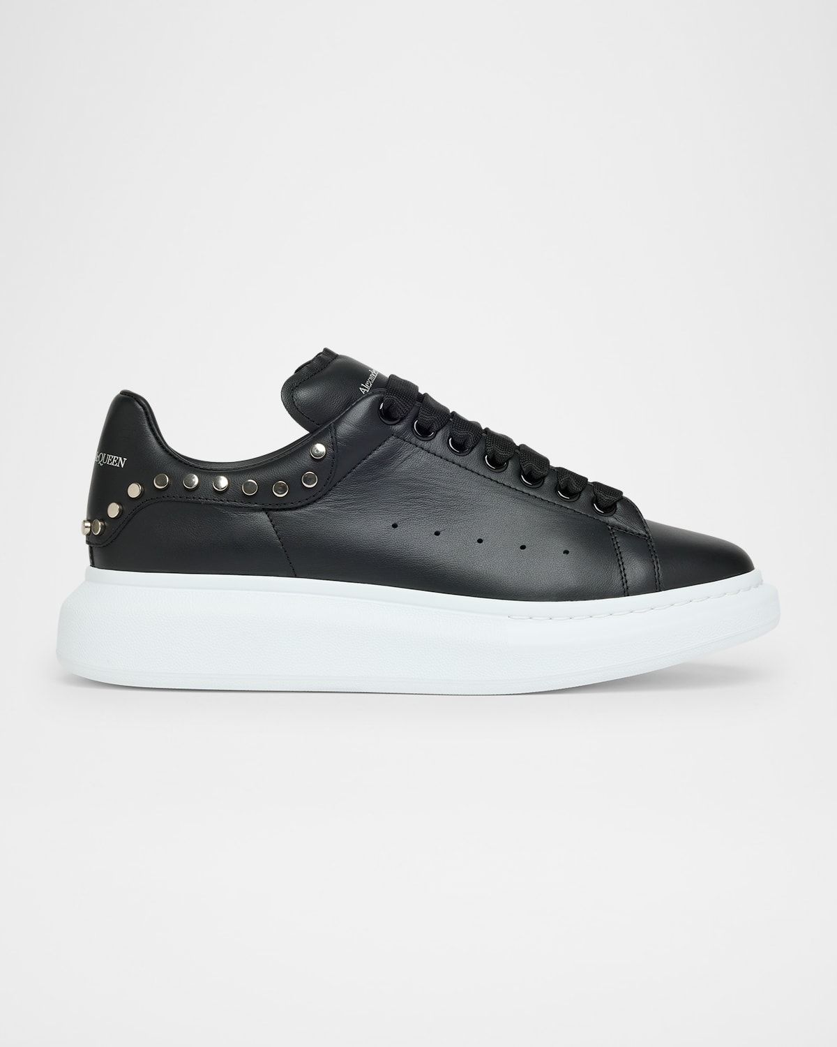 Men & apos;s Oversized Studded Leather Low-Top Sneakers