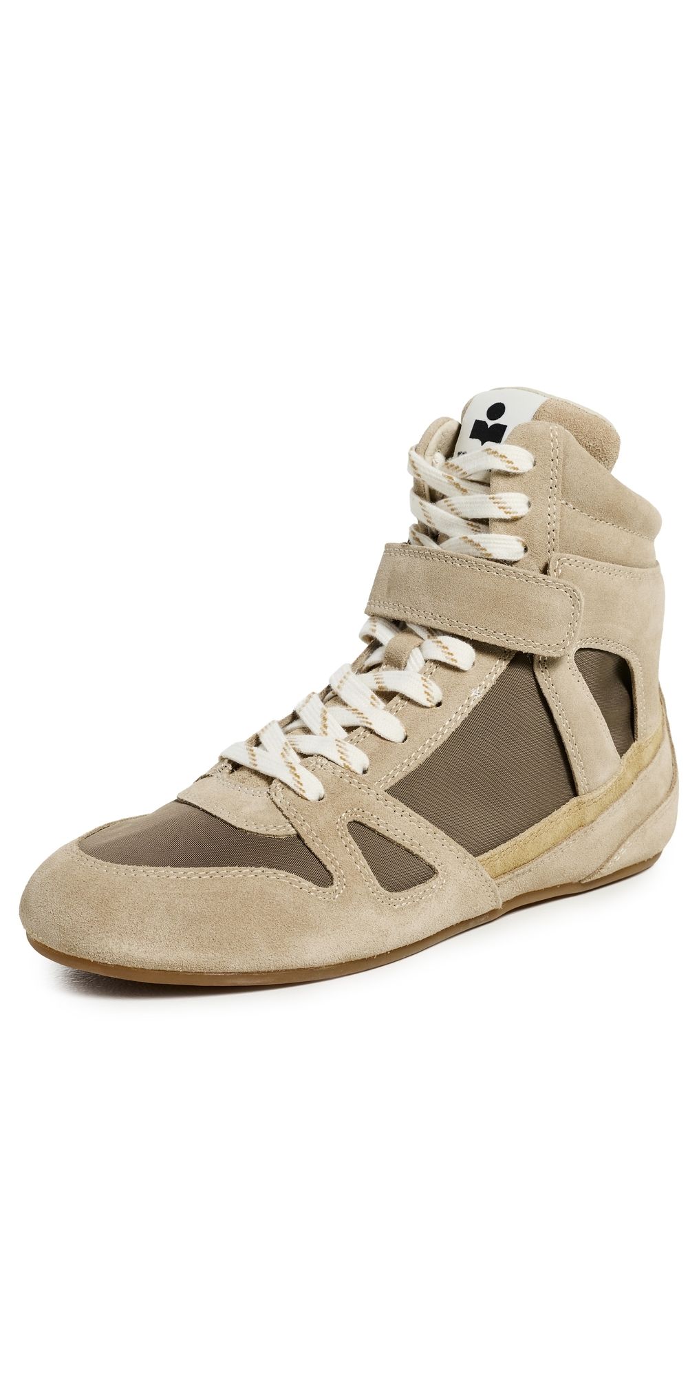 Isabel Marant Senny High Sneakers Khaki 40