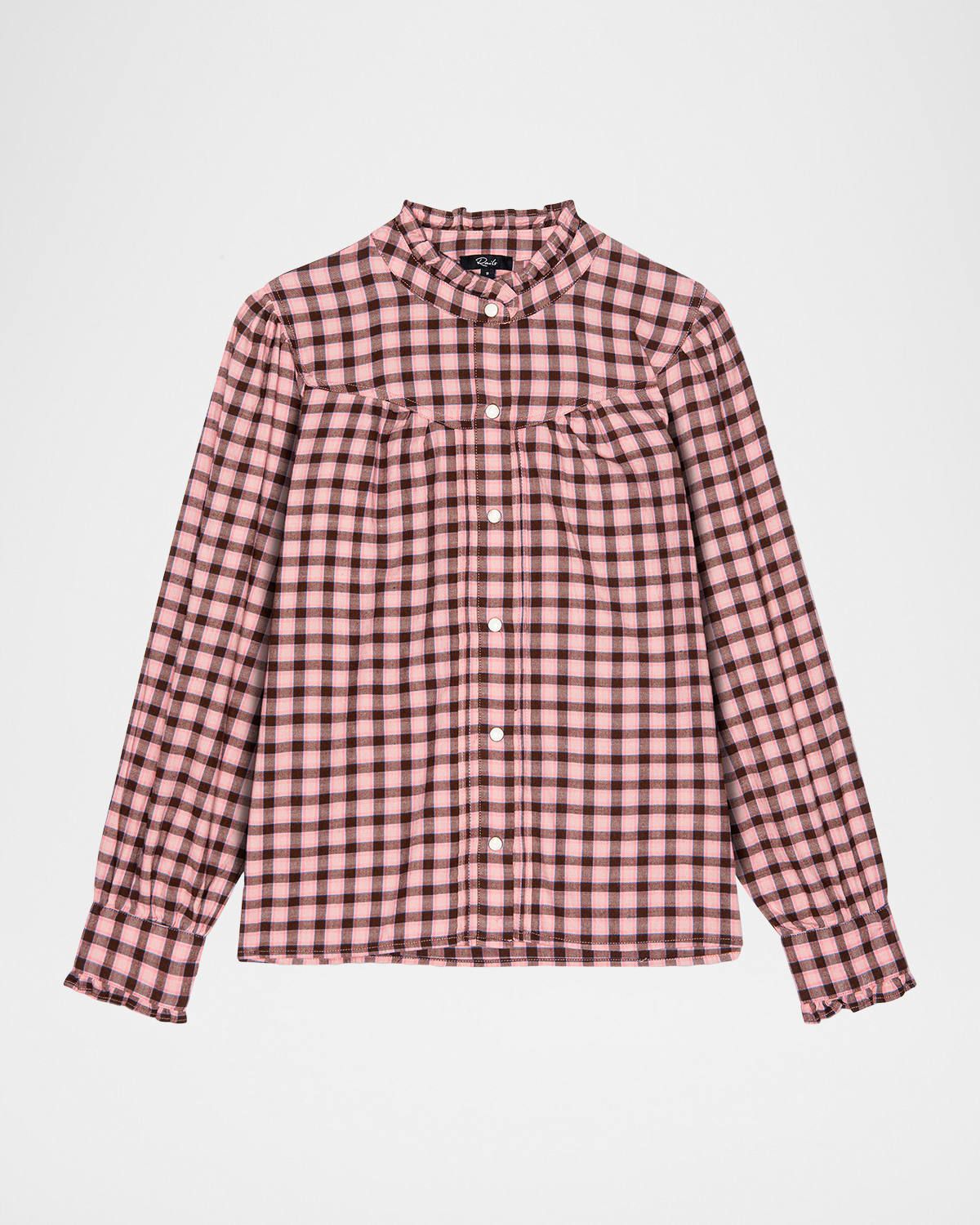 Alanna Check Long-Sleeve Shirt