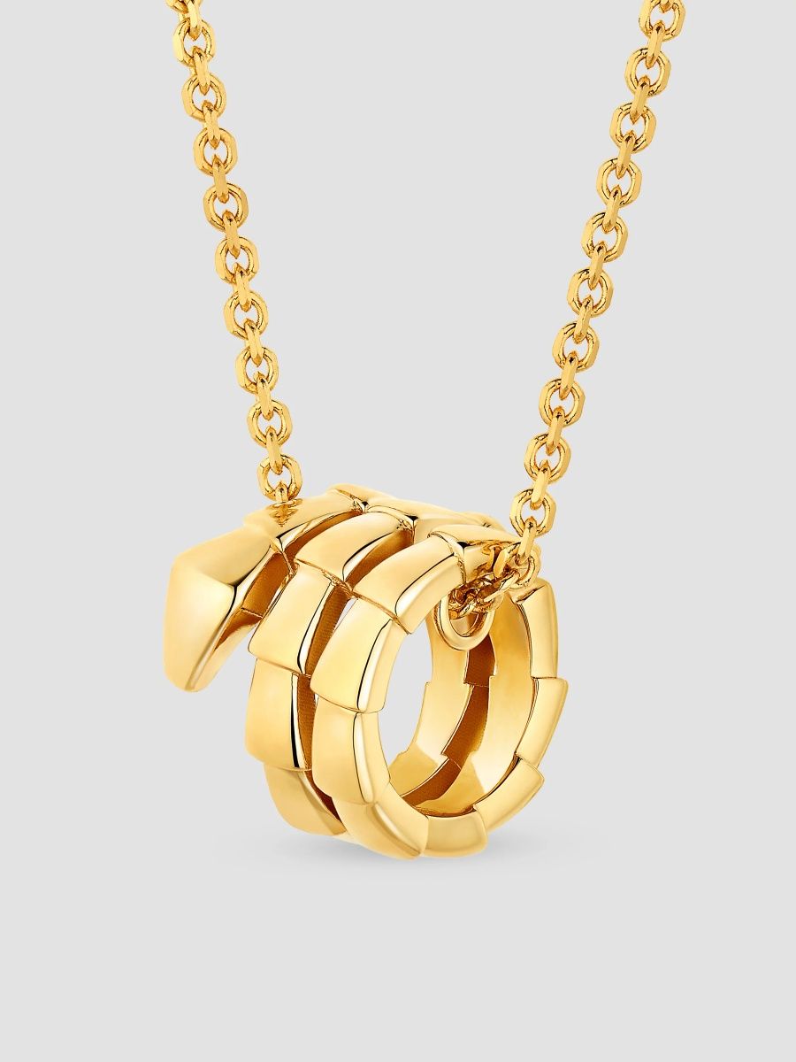 BVLGARI Women's Serpenti Viper 18K Yellow Gold Pendant Necklace - Yellow Gold