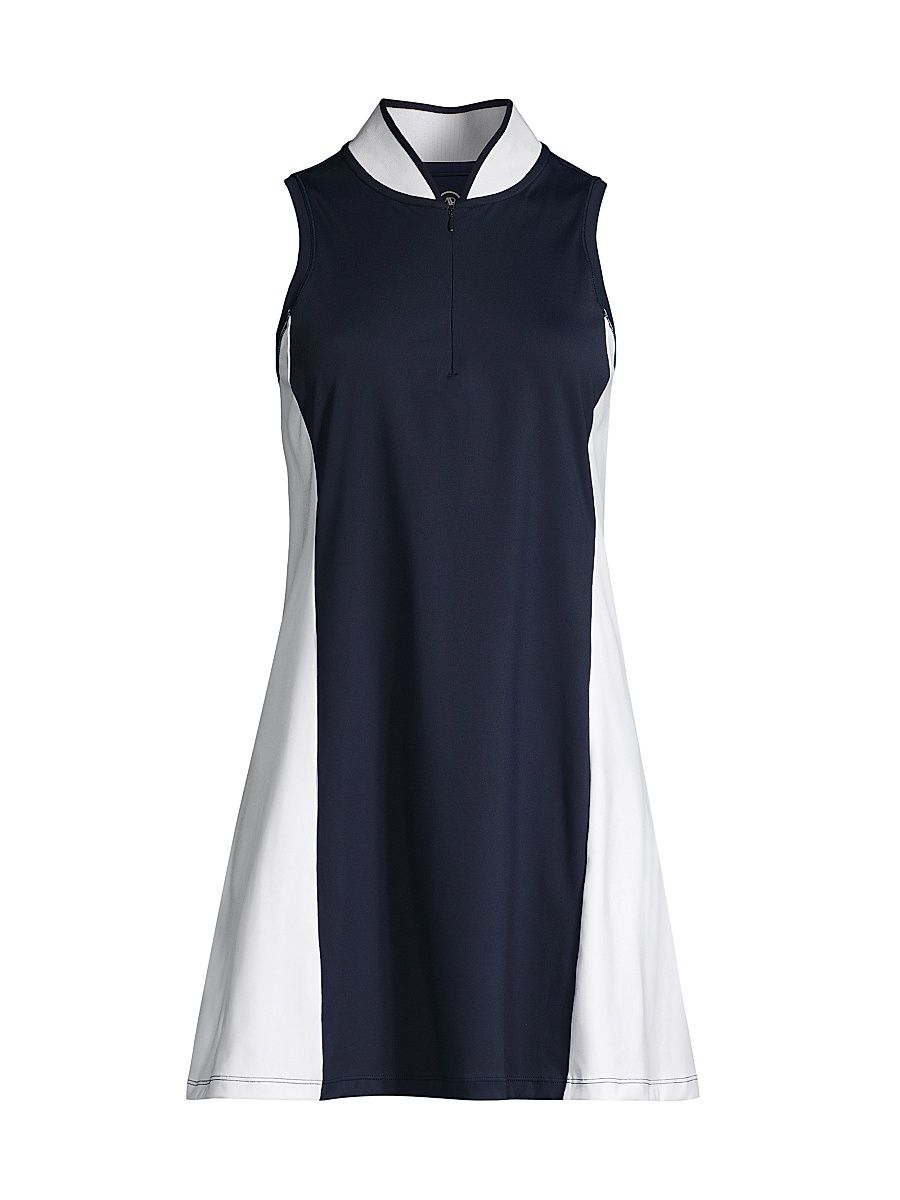 Women's Bal Harbor Active Minidress - Navy White - Size XL