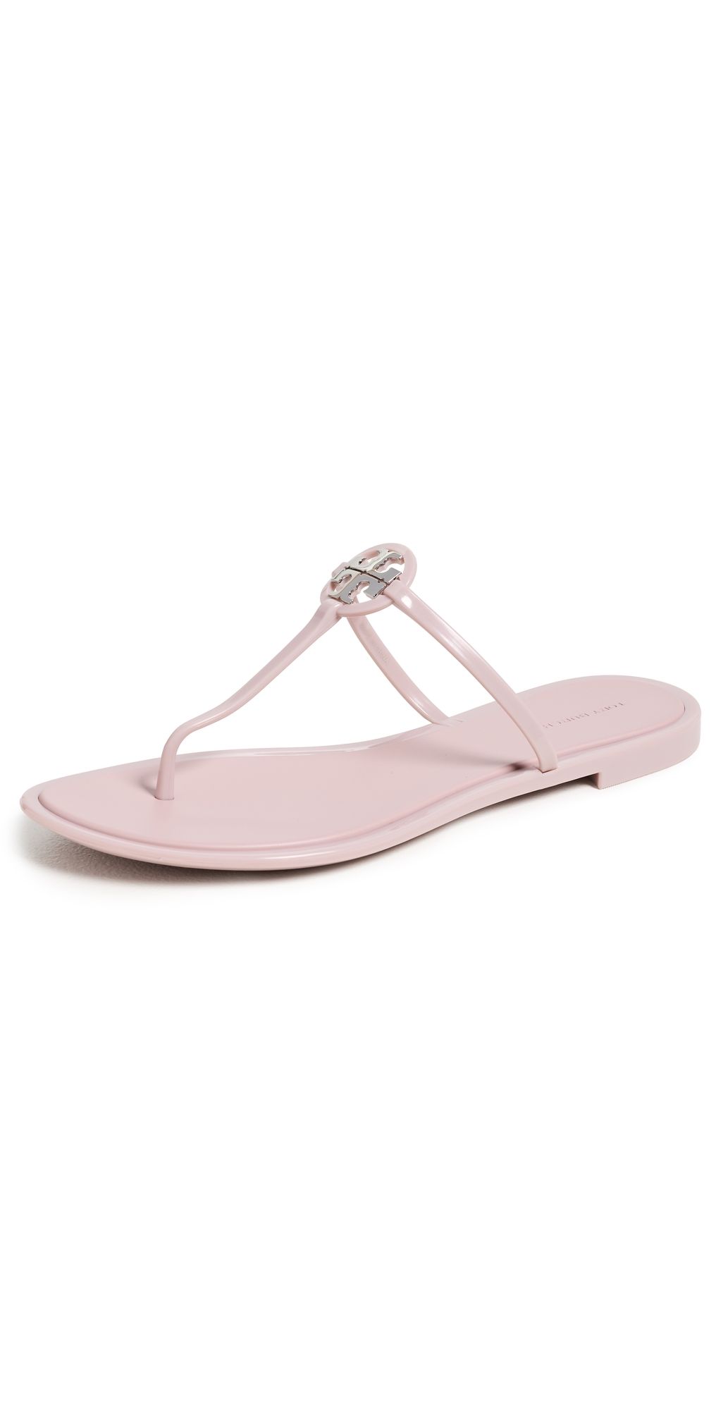 Tory Burch Mini Miller Jelly Sandals Meadowsweet/Silver 10