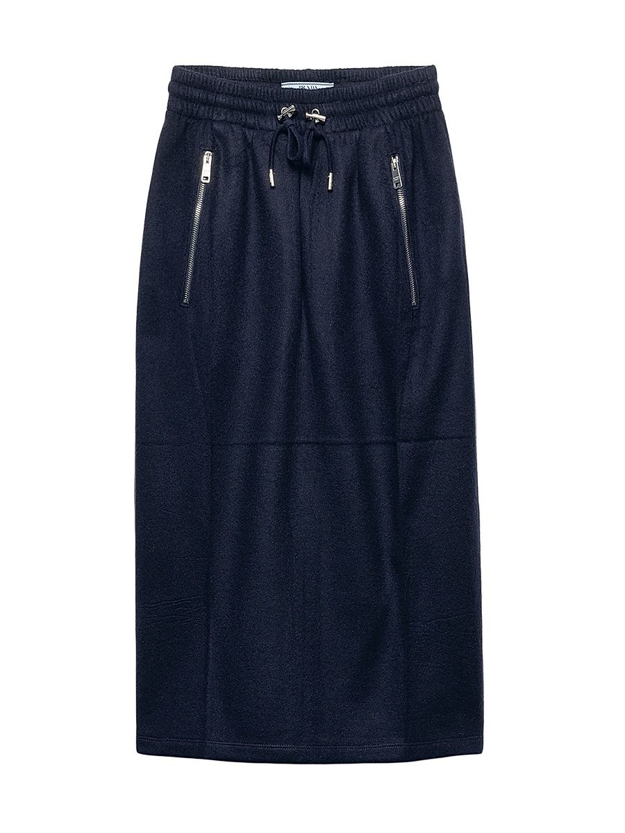 Women's Jersey Skirt - Blue - Size Small