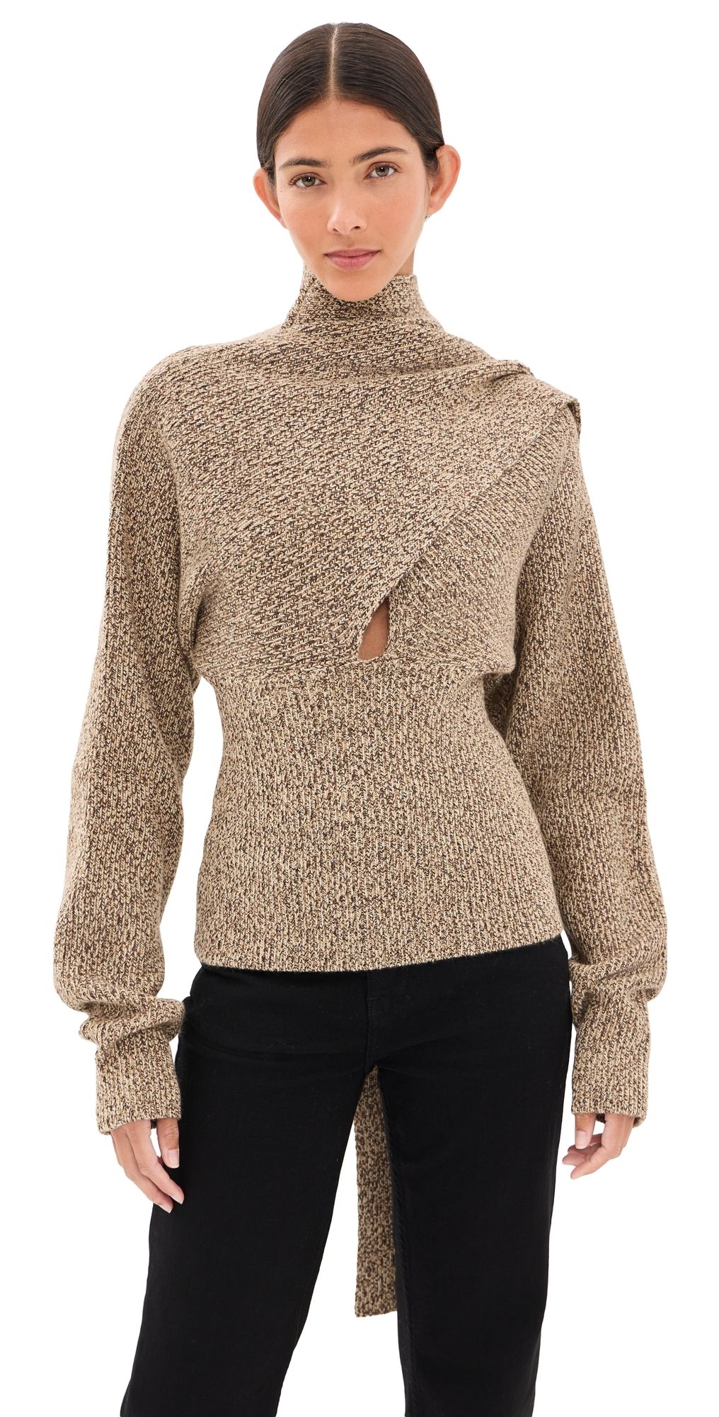 Ossou Wright Sweater Sorrel Melange L