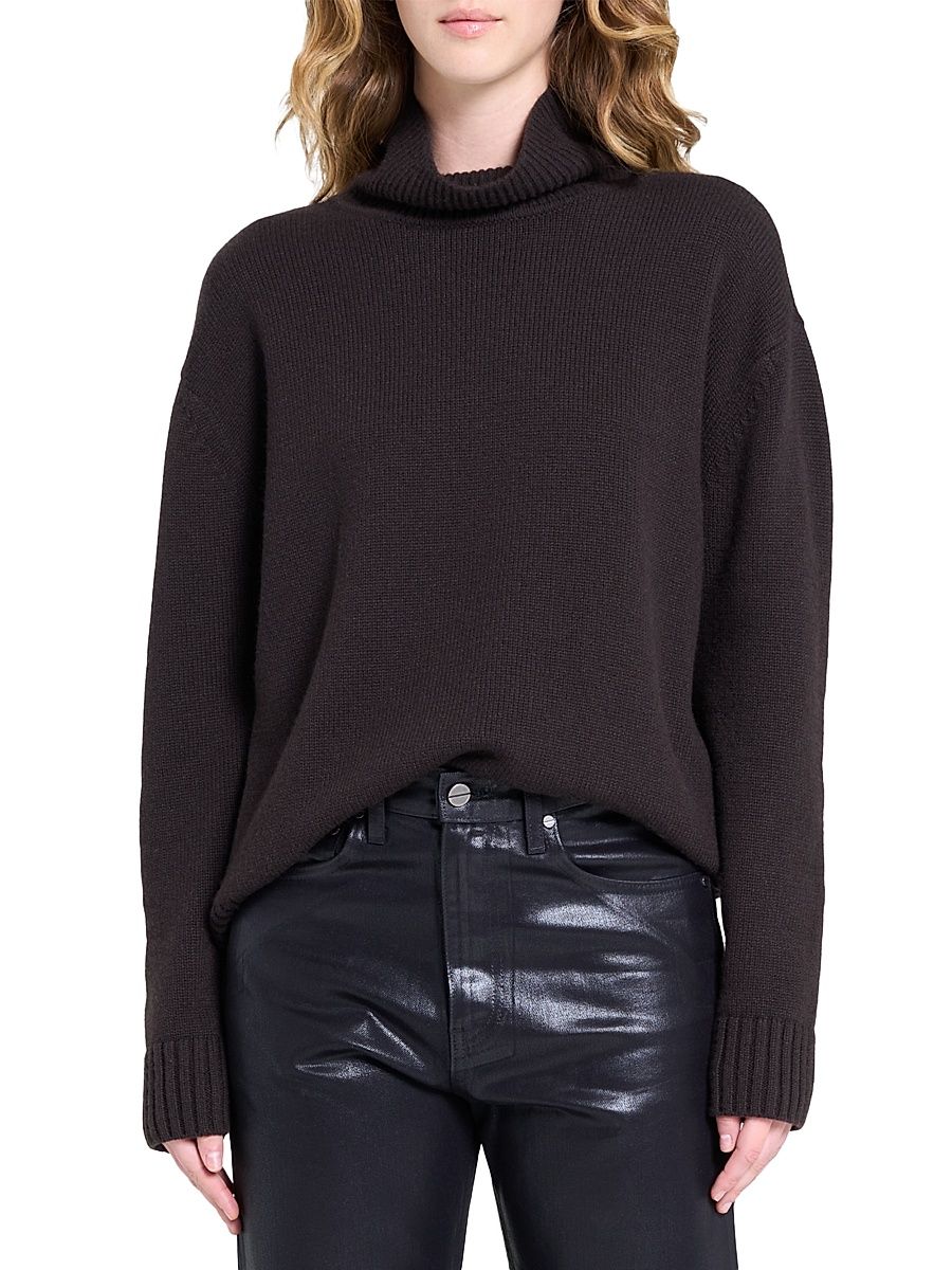 Women's Grown On Cowlneck Sweater - Blackwood - Size Large