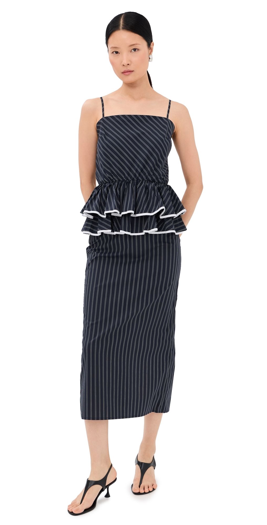 Kika Vargas Alanna Dress Navy 6