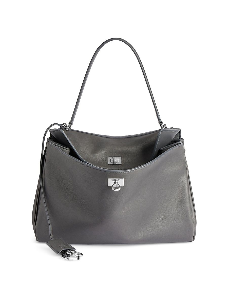 Women's Rodeo Medium Handbag - Cloud Grey Silver