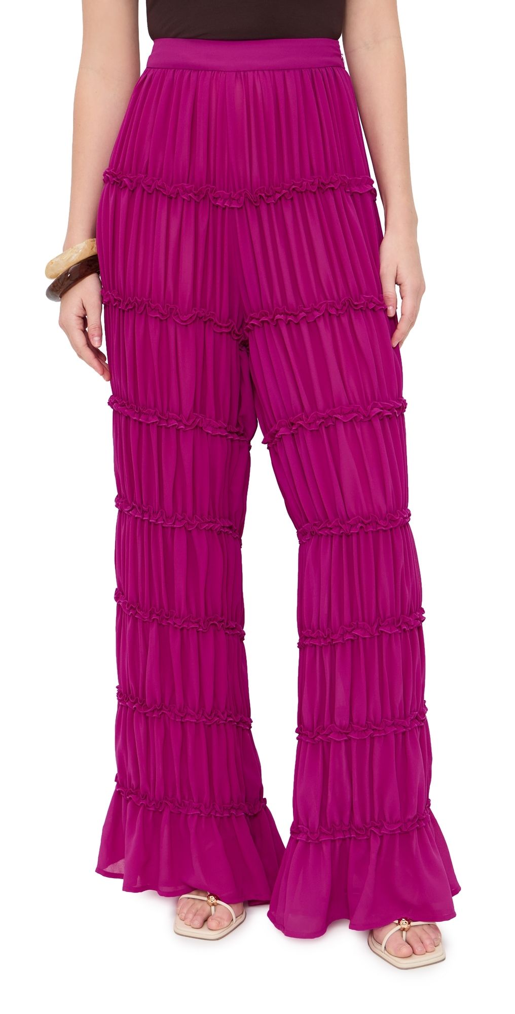 Andrea Iyamah Sina Pants Magenta XS
