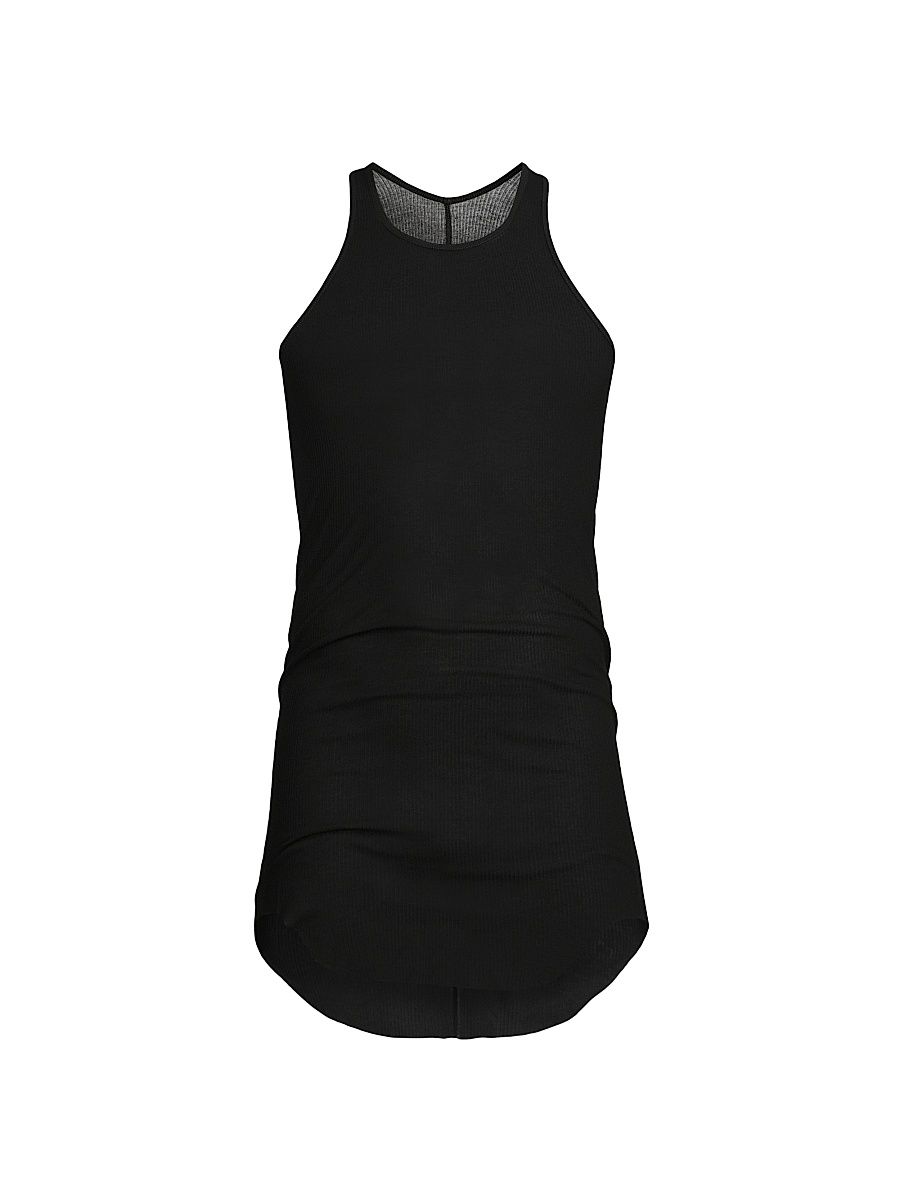 Men's Basic Rib-Knit Tank Top - Black - Size XXL