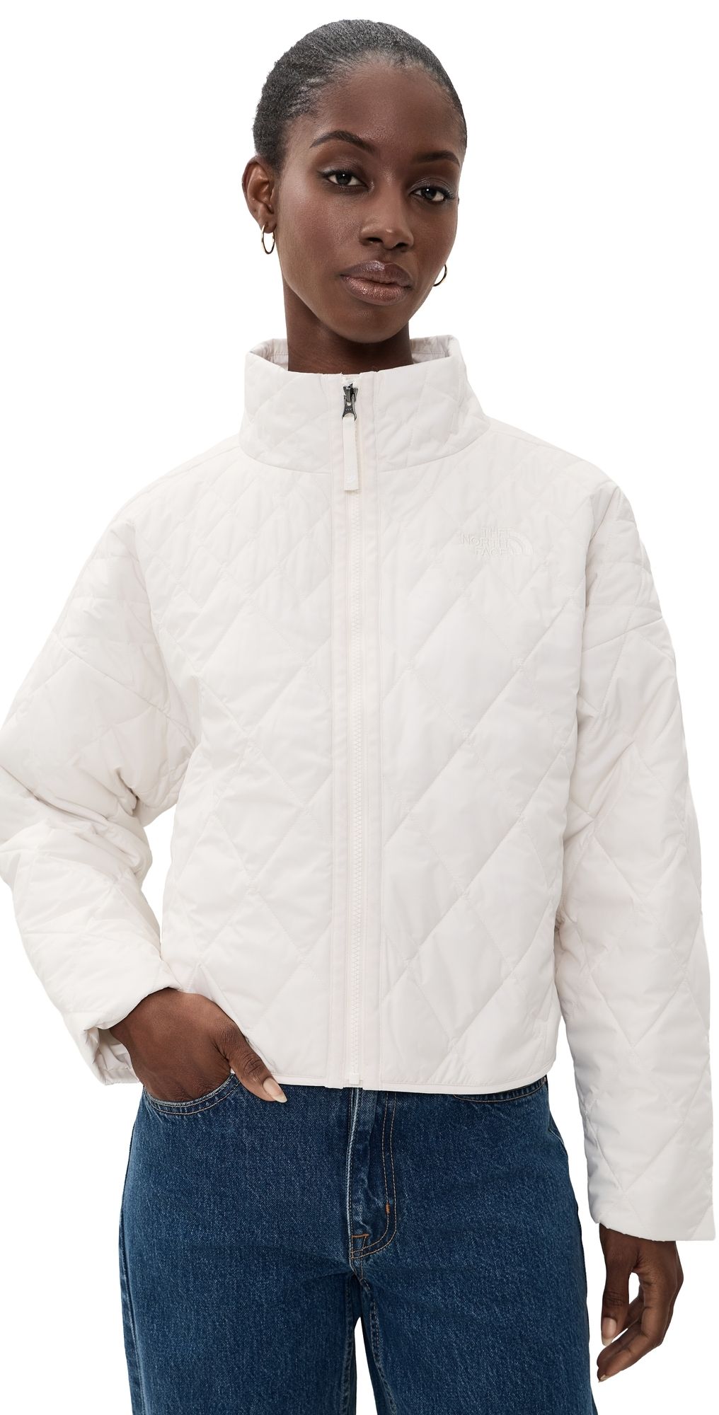 The North Face Diamond Peak Insulated Jacket White Dune L