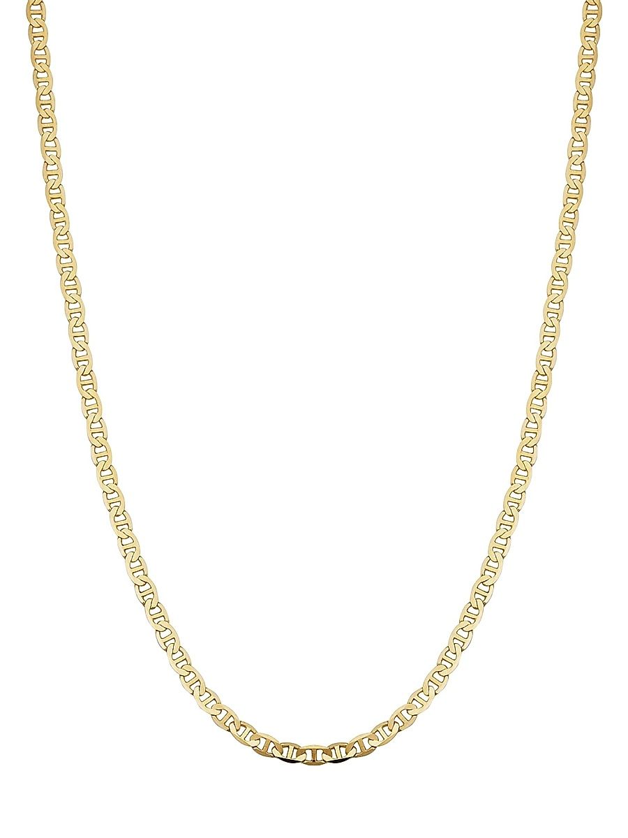 Women's 14K Yellow Solid Gold Mystic Mariner Necklace - Yellow Gold - Size 24