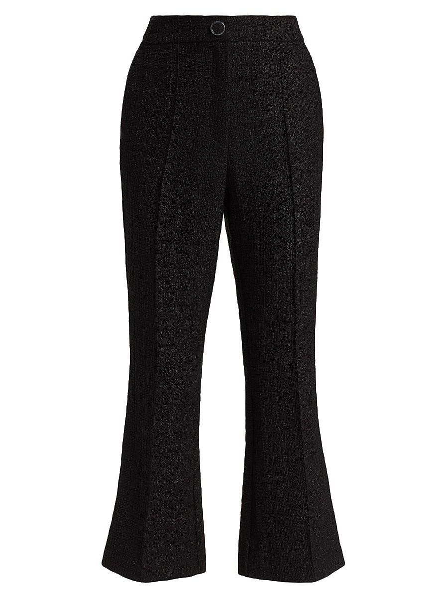 Women's Betsy Bouclé Pants - Black - Size 12