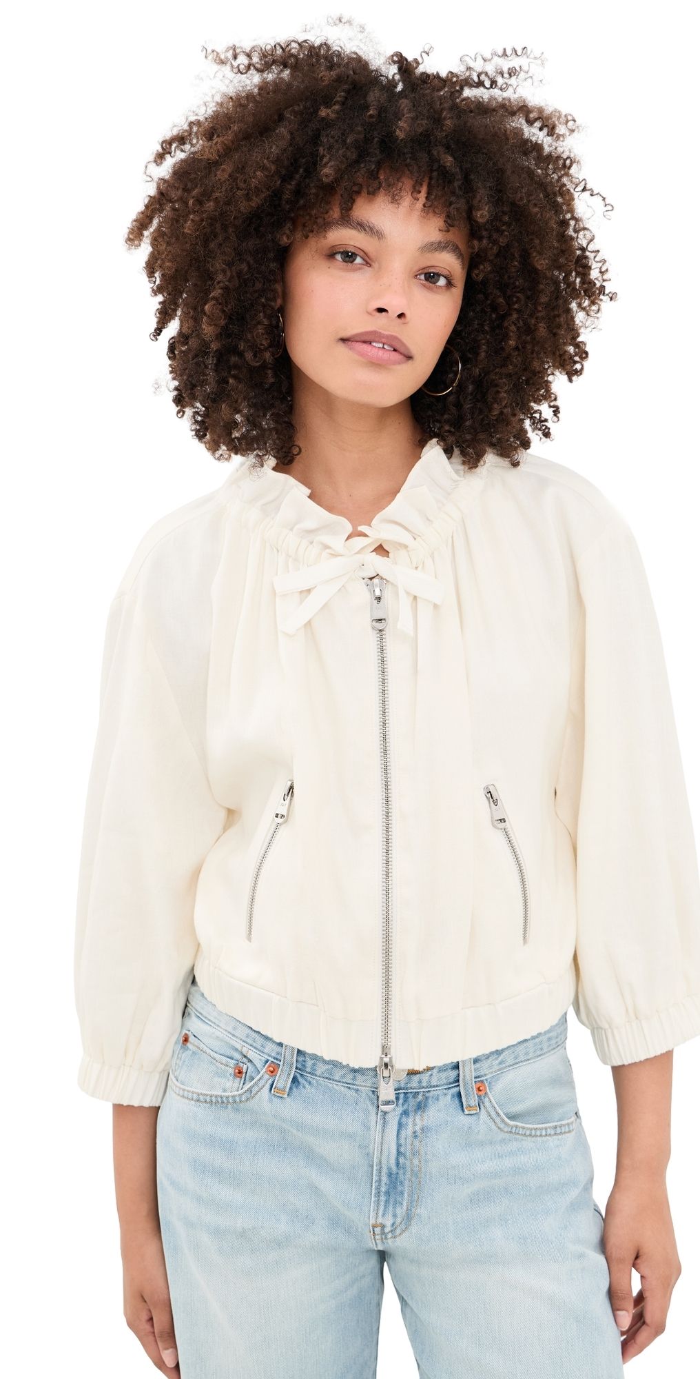 Cinq à Sept Kaylie Jacket Ivory XXS