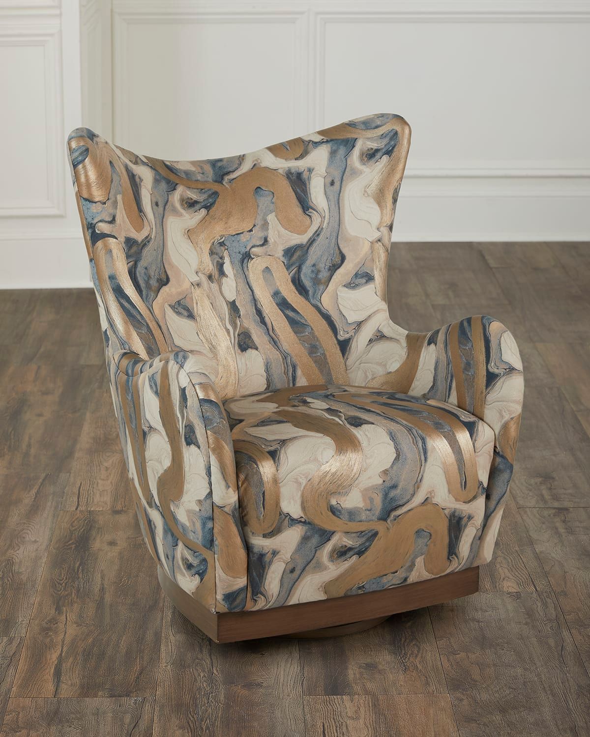 Noor Swivel Wing Chair