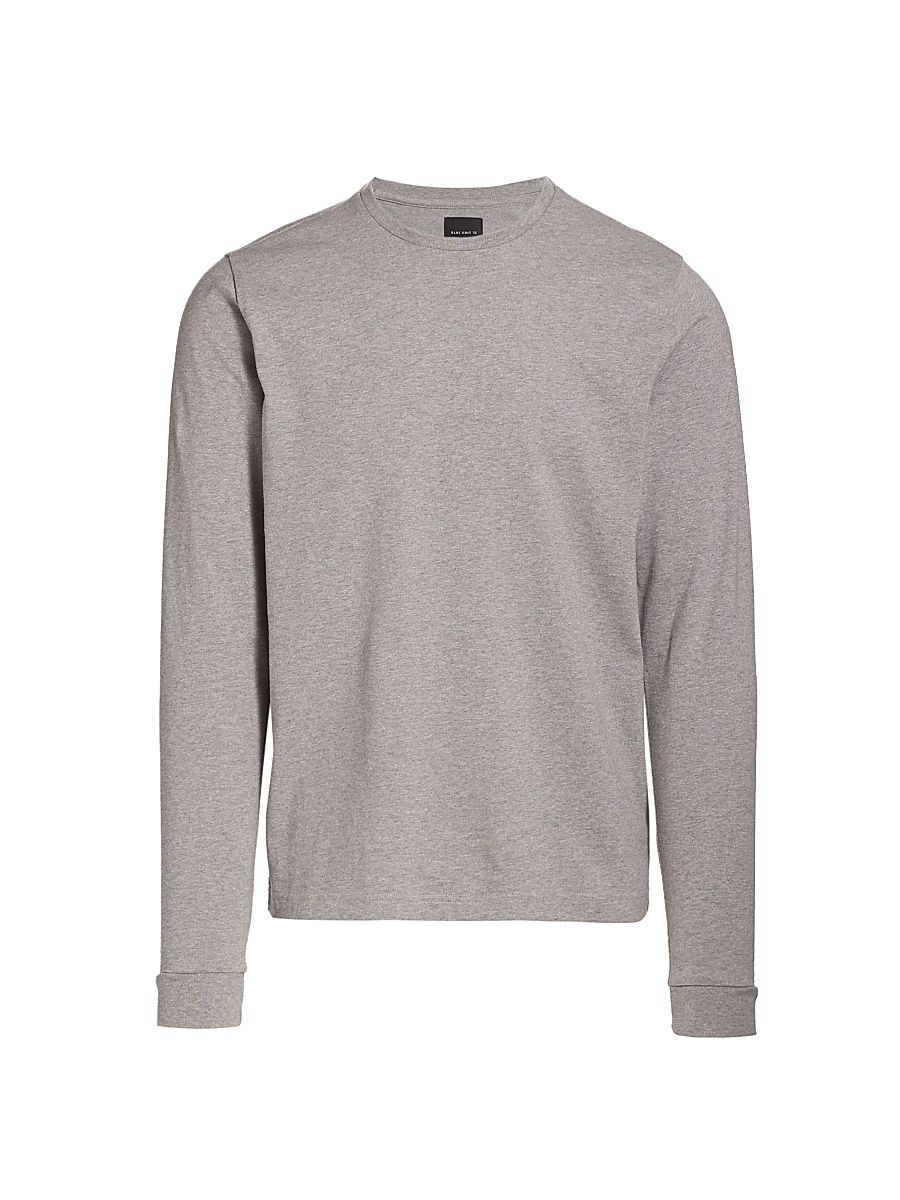 Men's COLLECTION Heathered Pajama Top - Heathered Dark Grey - Size XS