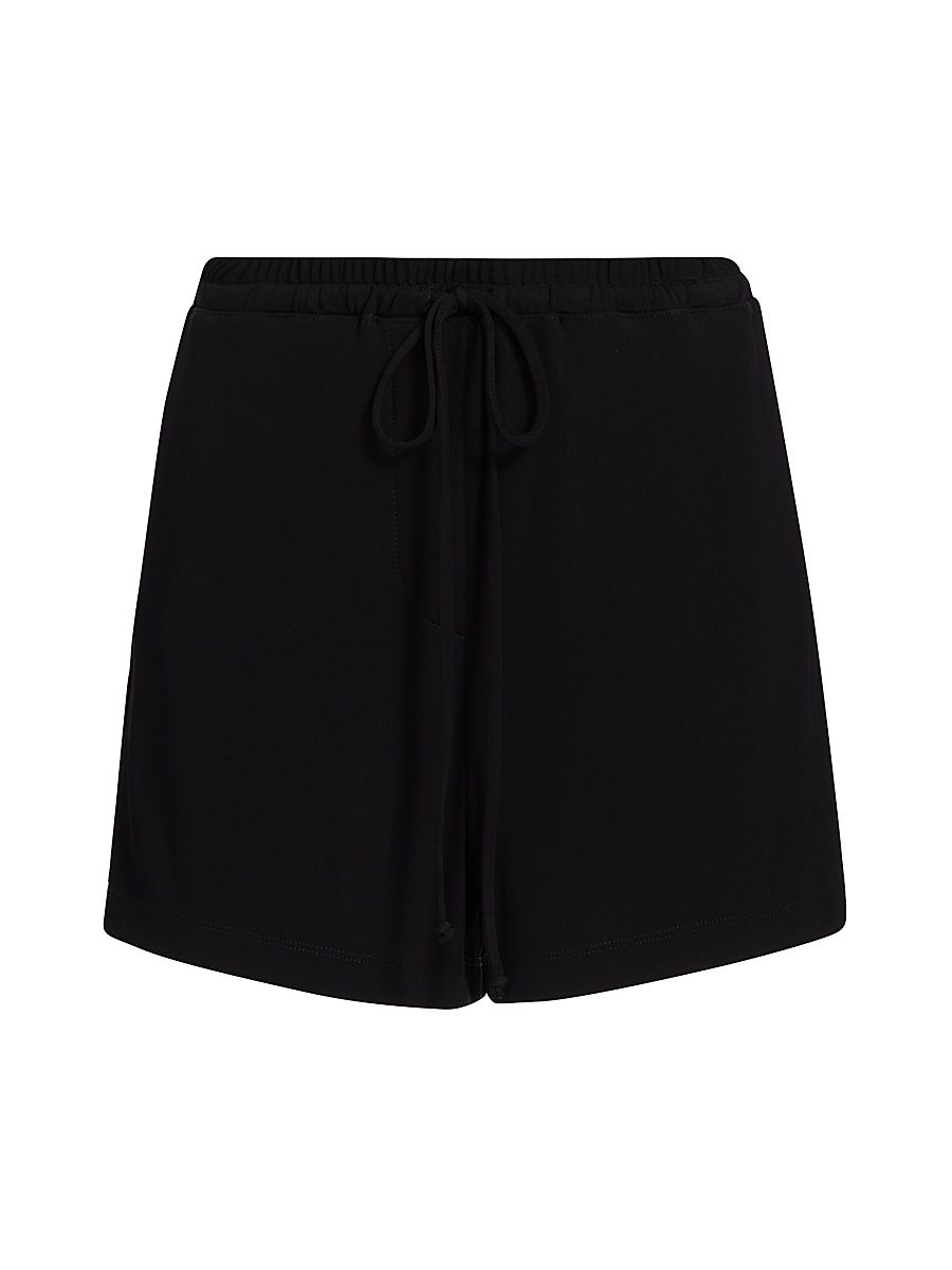 Women's Frances Drawstring Shorts - Black - Size Large