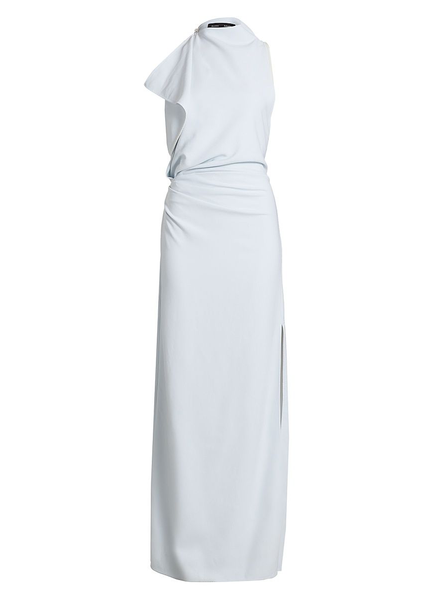 Women's Devyn Crepe Sleeveless Maxi Dress - Powder Blue - Size 12