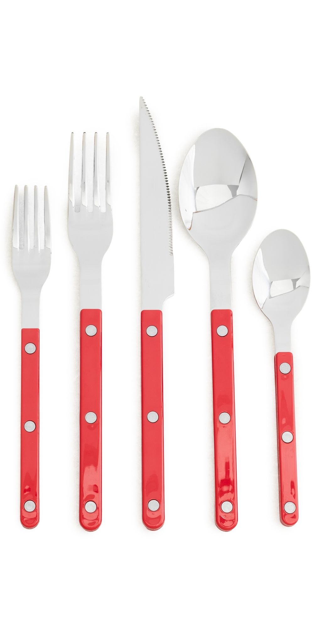 Sabre 5 Piece Cutlery Set Red One Size