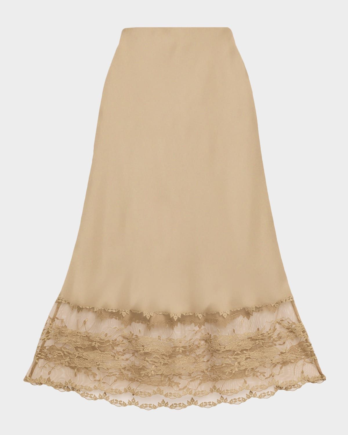 Blake Satin Lace Slip Skirt