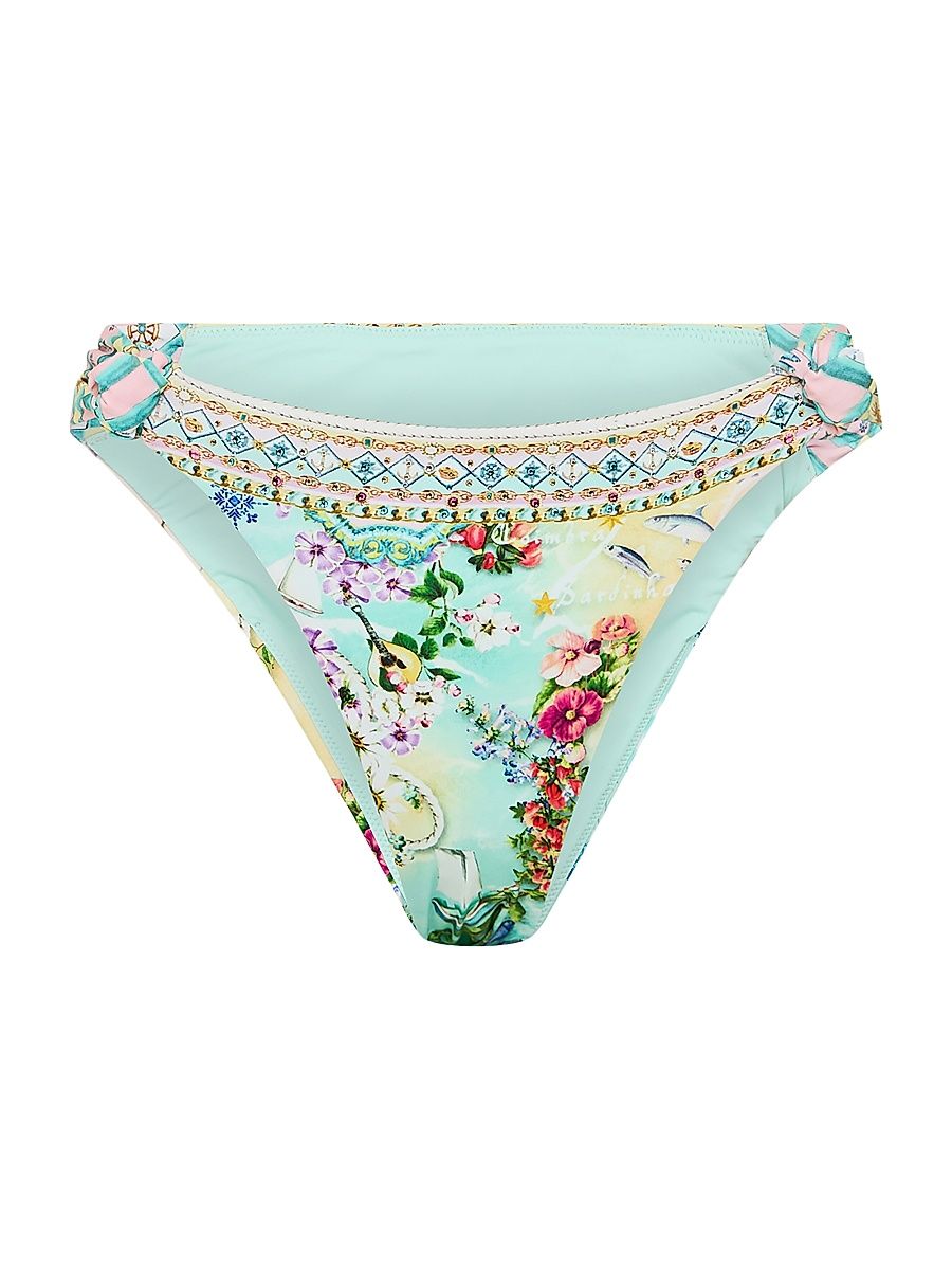 Women's Just Coasting Ruched Bikini Bottom - Just Coasting - Size Small