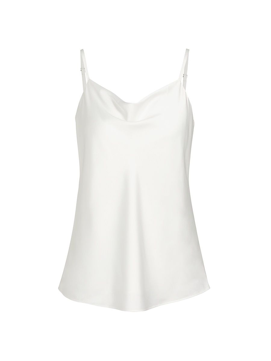 Women's Katrina Satin Camisole - Sky White - Size XL