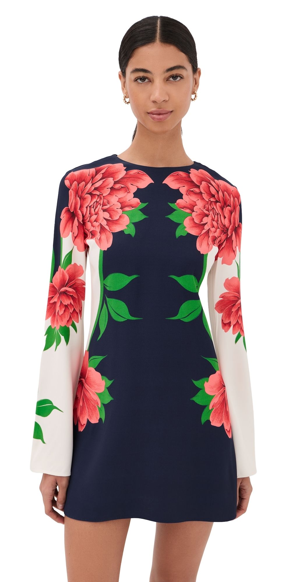 La DoubleJ Mini Supremes Swing Dress Queen Peony Placee XS