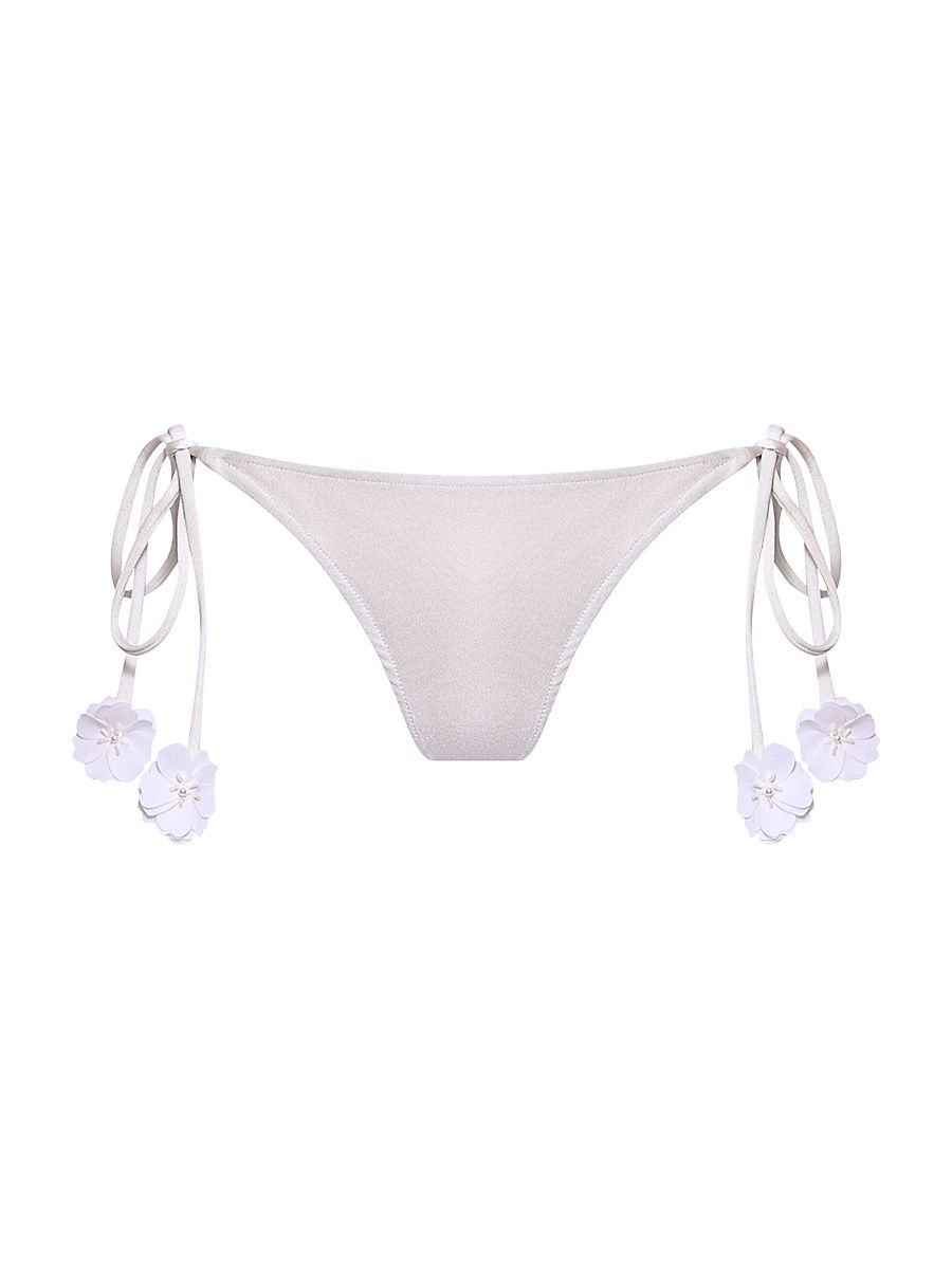 Women's Sunstone String Bikini Bottom - Off White - Size XL