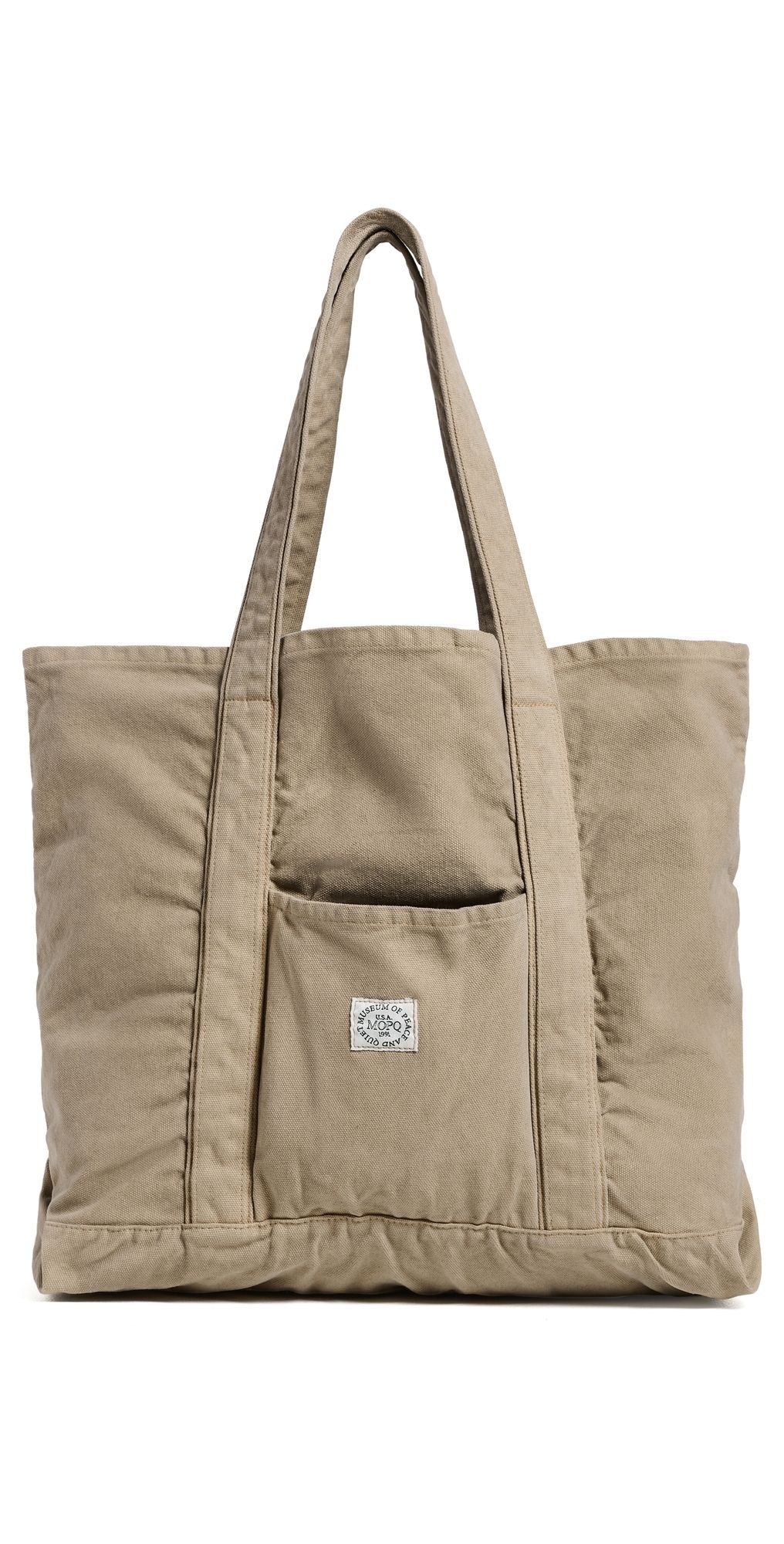 Museum of Peace and Quiet Utility Canvas Boat Tote Tan One Size