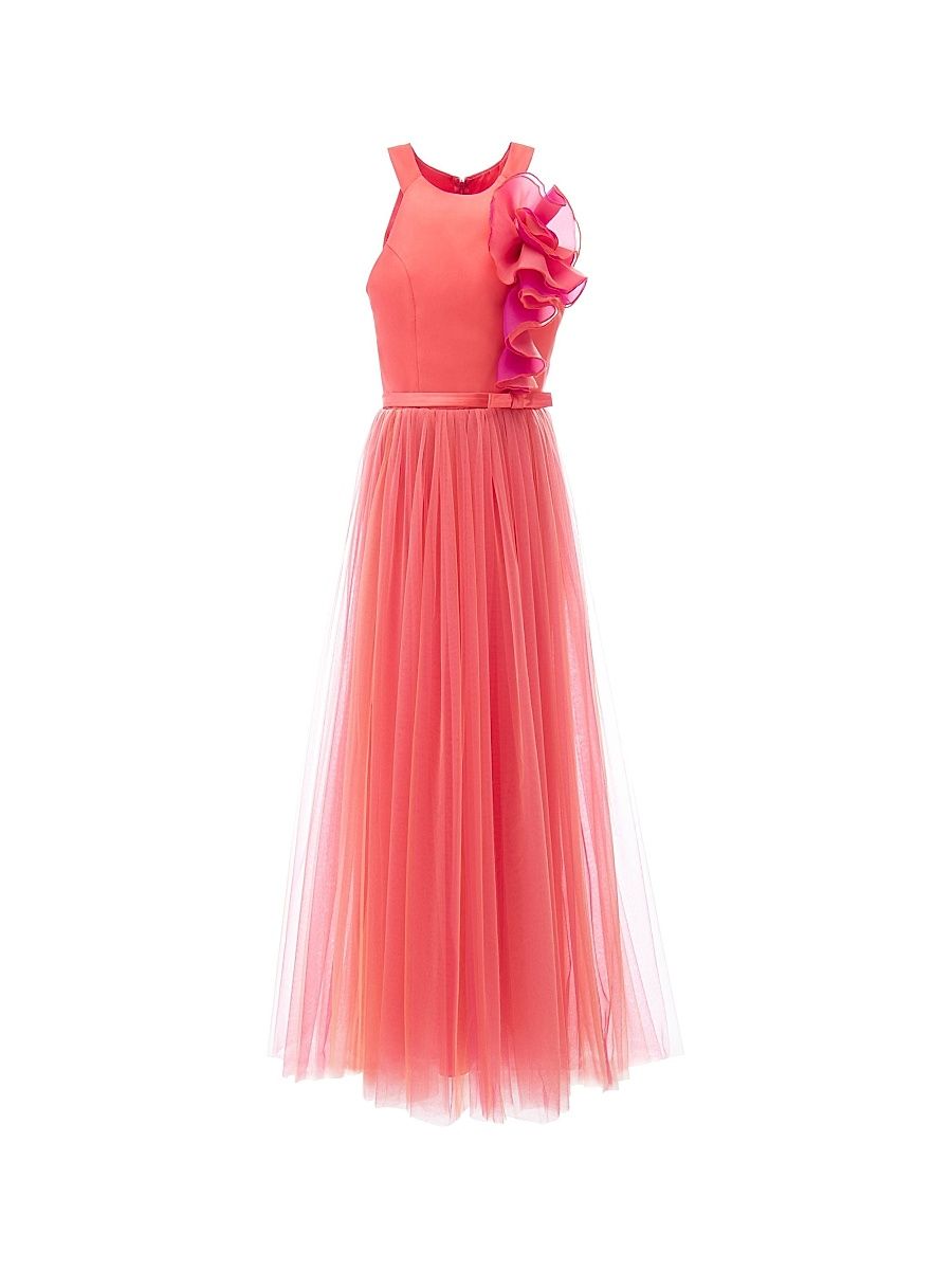 Girl's Malaga Dress - Orange - Size 16