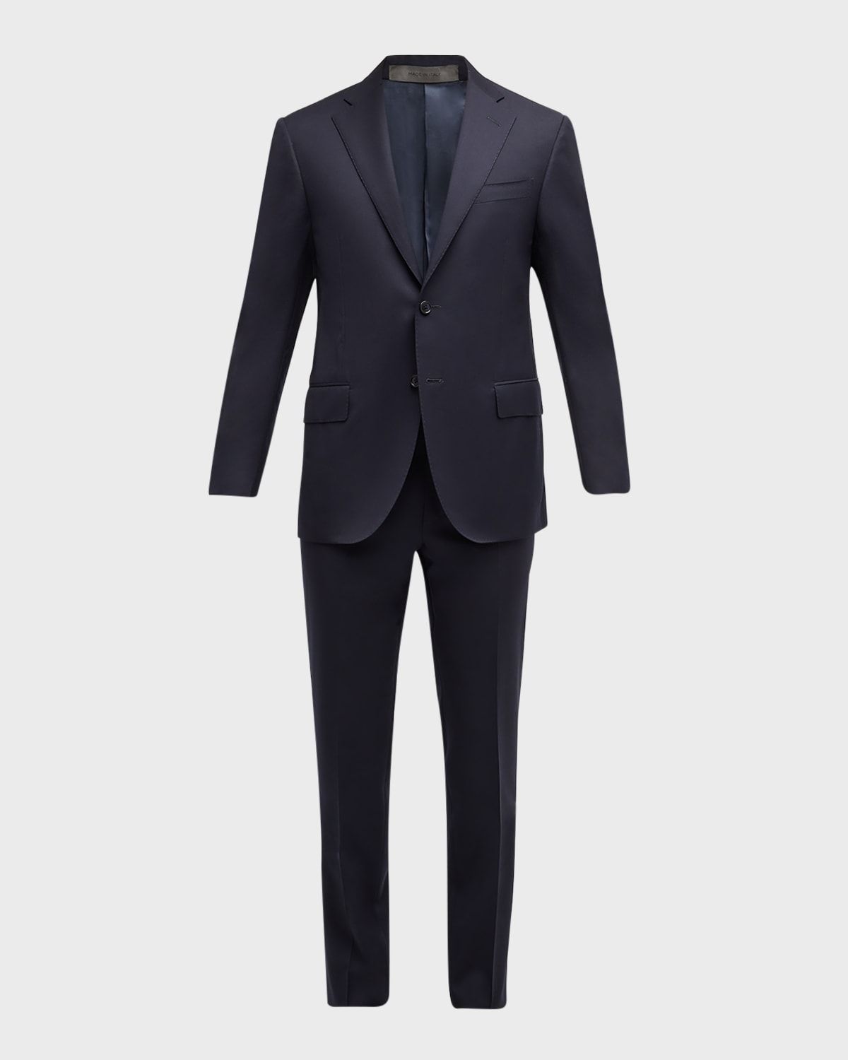 Men & apos;s Solid Wool Leader Suit