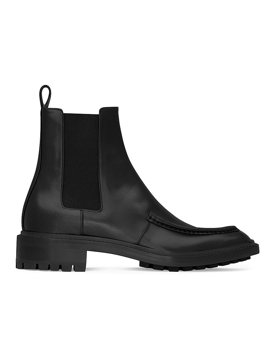 Saint Laurent Men's Joe Chelsea Boots in Smooth Leather - Black - Size 8.5