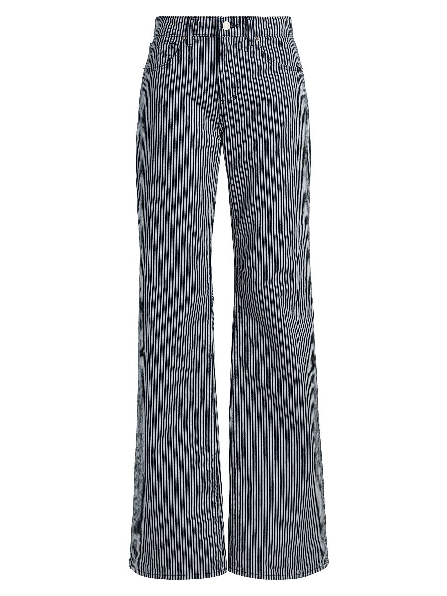 Women's Celia Striped Jeans - Railroad Stripe Rinse - Size 30