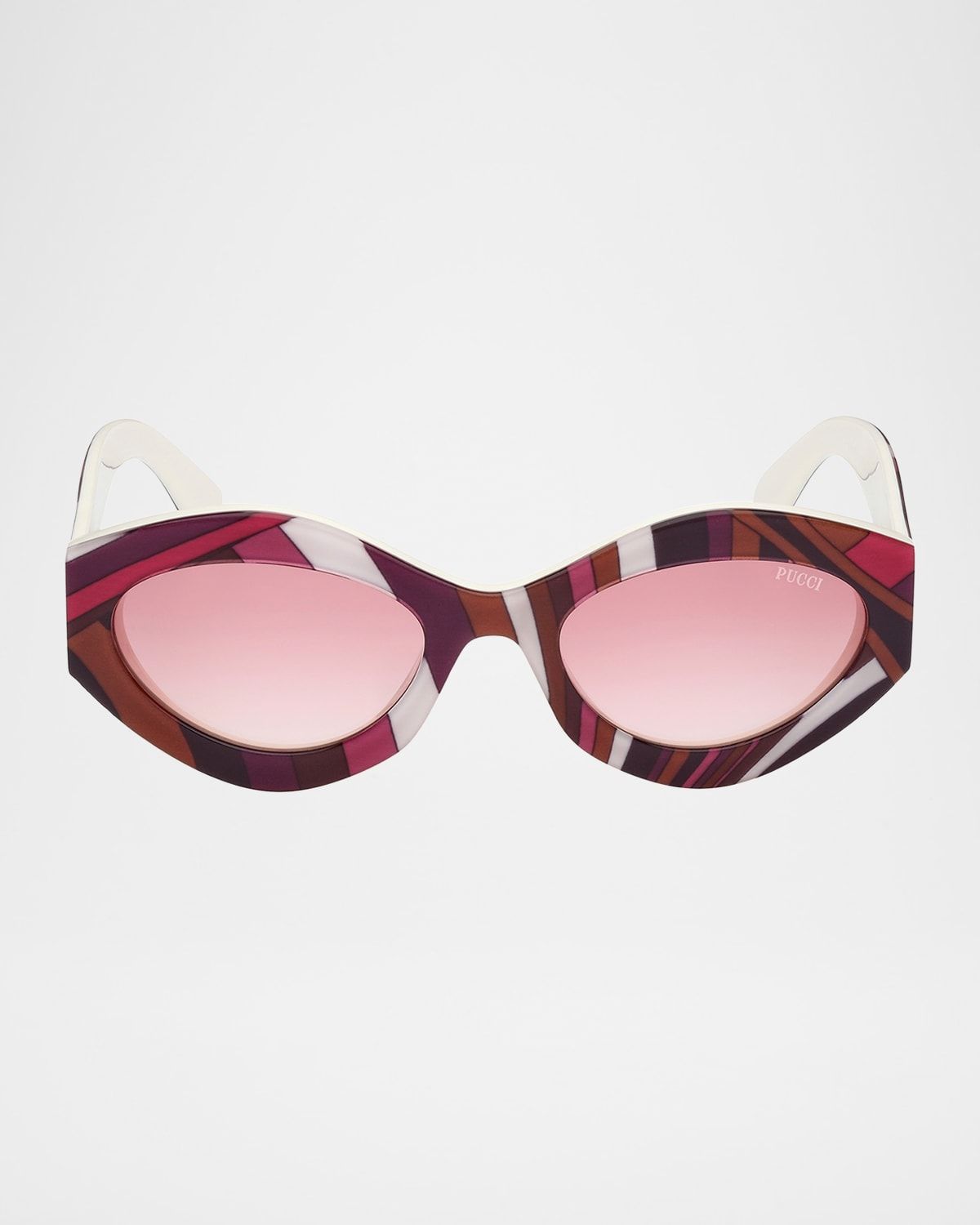 Cat-Eye Acetate Sunglasses