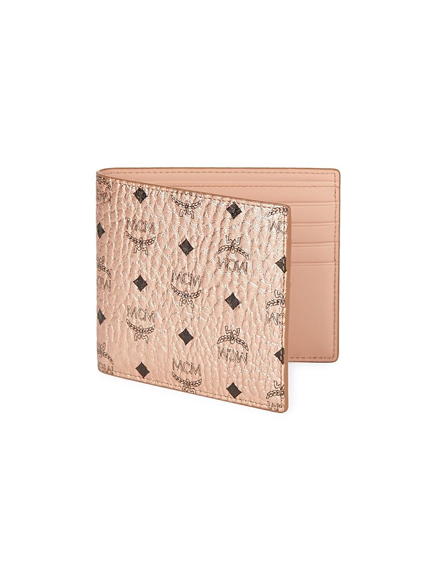 Men's Monogram Bi-Fold Wallet - Champagne