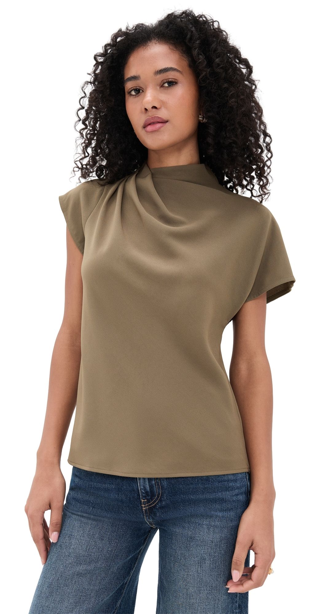 STAUD Davina Top Truffle 4