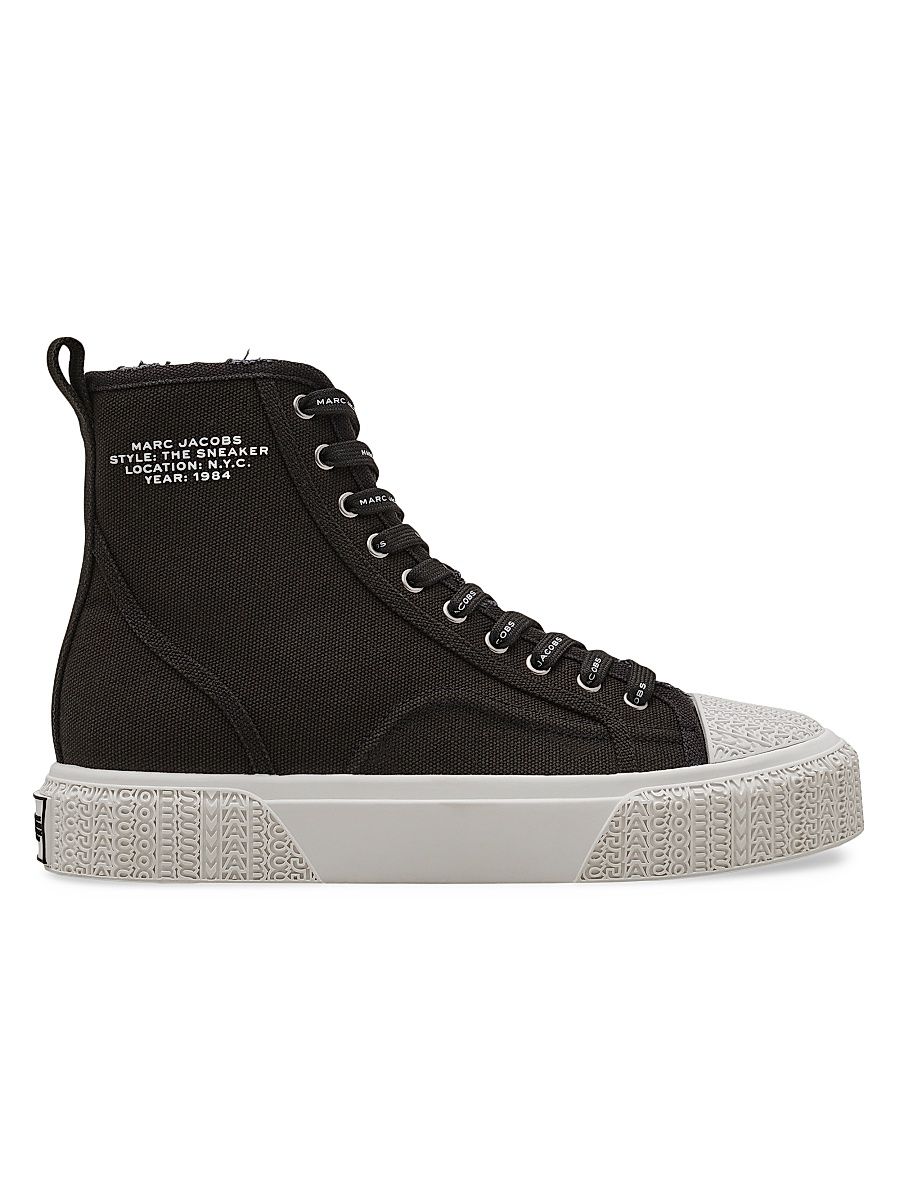 Women's The High Top Sneaker - Black - Size 11
